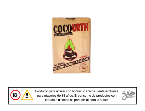 Cocourth Carbón de Coco (96 cubos)