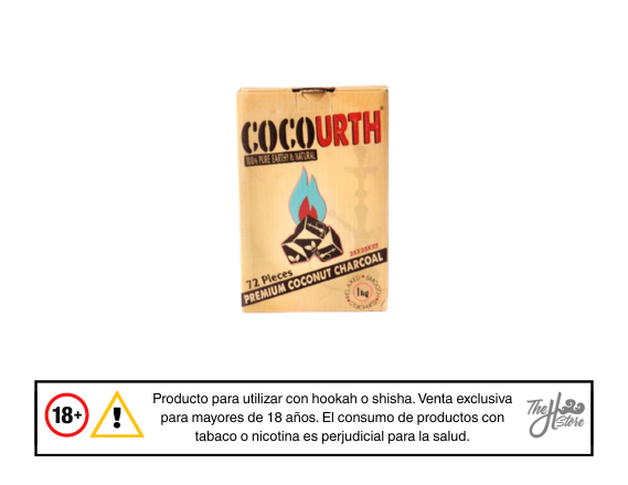 Cocourth Carbón de Coco (72 cubos)