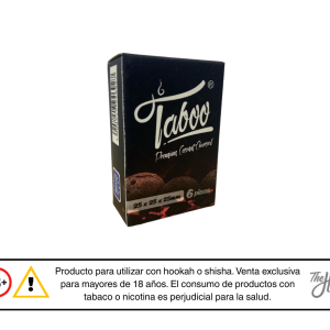 Taboo Carbón de Coco 25mm (6 und)