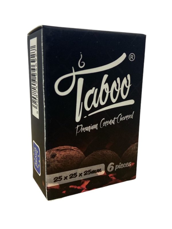 Taboo Carbón de Coco 25mm (6 und)