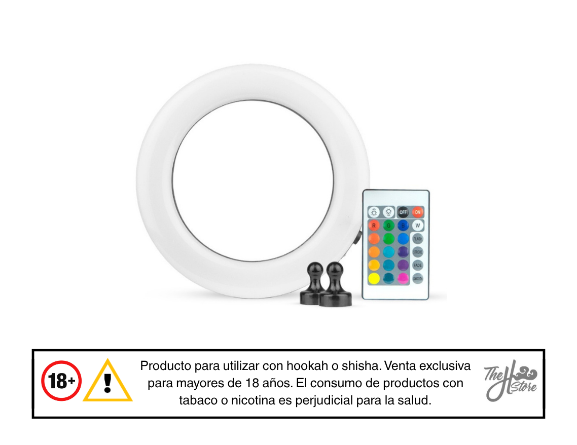 Luz LED Hookah - Aro Plato